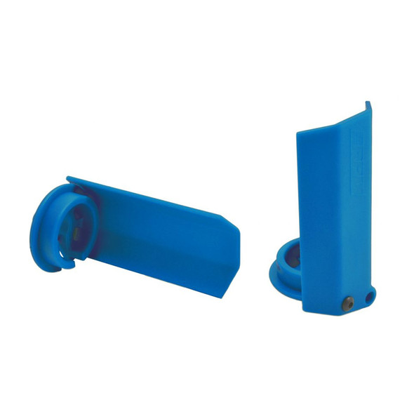 RPM 80435 Shock Shaft Guards Blue: Traxxas X-Maxx