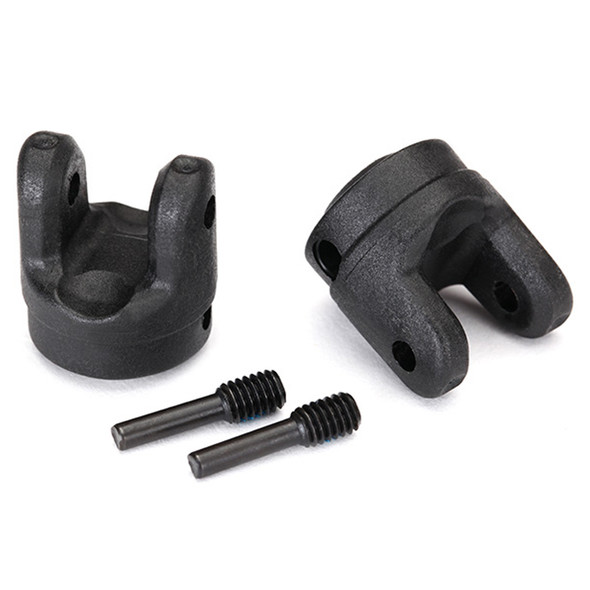 Traxxas 8658 Yokes Transmission (2) / 4x15mm Screw Pins (2) : E-Revo VXL Brushless