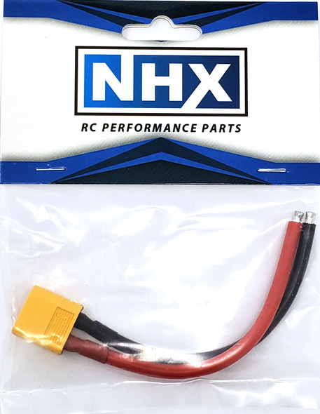 NHX XT60 Male Adapter Connecter with 12 AWG 4" Silicone Wire