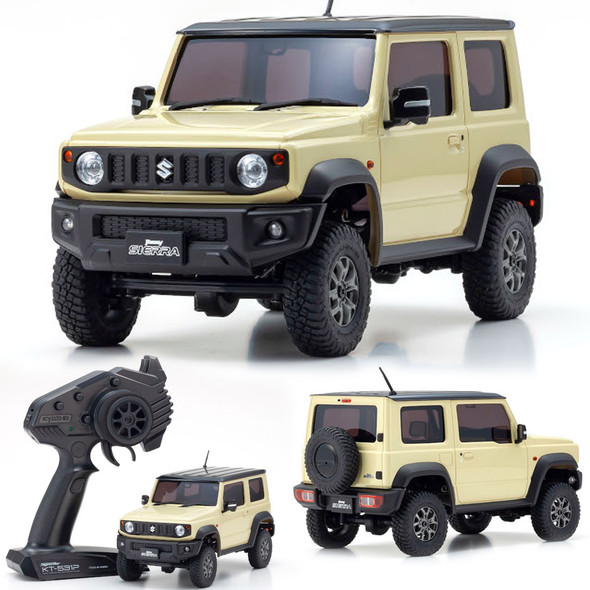 Kyosho 32523IV MINI-Z 4X4 Jimny Sierra Chiffon Ivory Metallic RTR Crawling Car