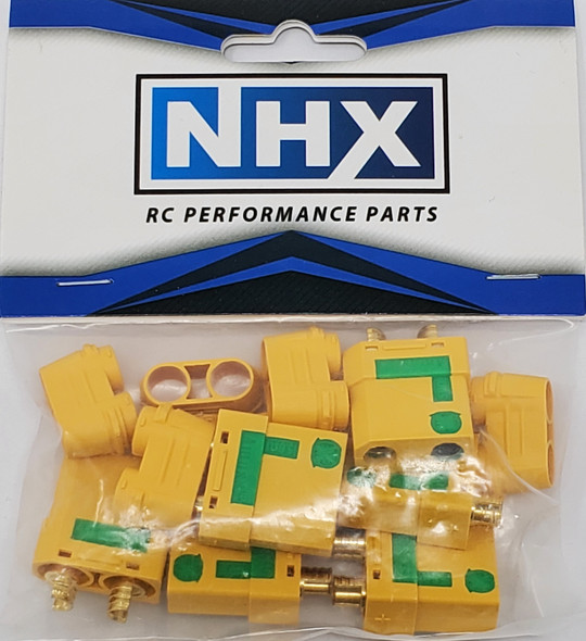 NHX XT90S Anti-Spark Adapter Connector Plug Female 6Pcs/Bag
