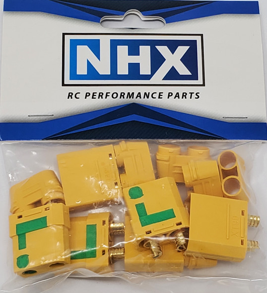 NHX XT90H Adapter Connector Plug – Female – 6-Piece Bag (NHX1114)