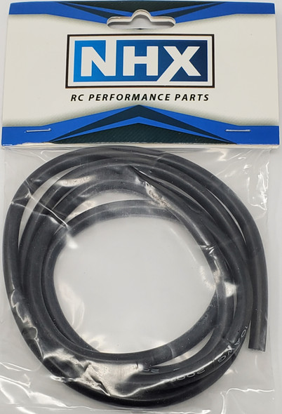 NHX Pro Silicone Wire 10 AWG Gauge 3 FT Black