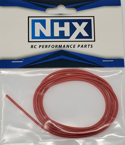 NHX Pro Silicone Wire 22 AWG Gauge 3 FT Red