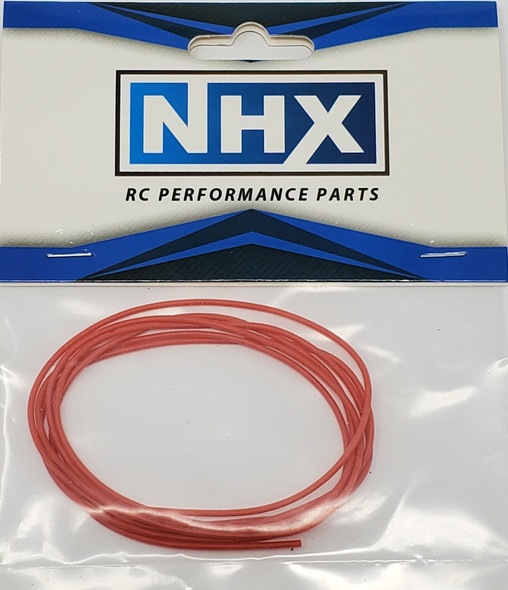 NHX Pro Silicone Wire 28 AWG Gauge 3 FT Red