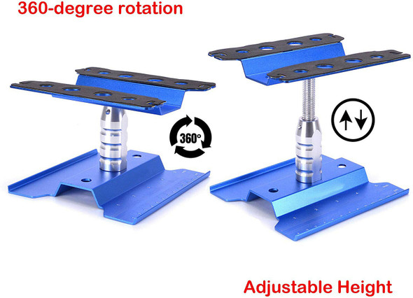 NHX Alum Car Stand Work Station Repair Tools : 1/12 1/10 1/8 Crawler Truck Buggy Blue