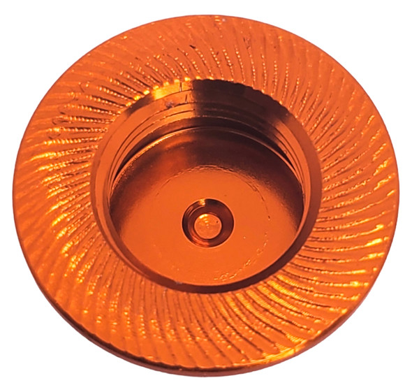 NHX RC 1/8 17mm Aluminum Wheel Nuts (4) -Orange