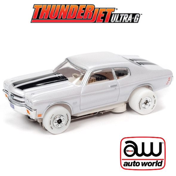 Auto World Thunderjet R32 1970 Chevrolet Chevelle SS iWheels HO Scale Slot Car