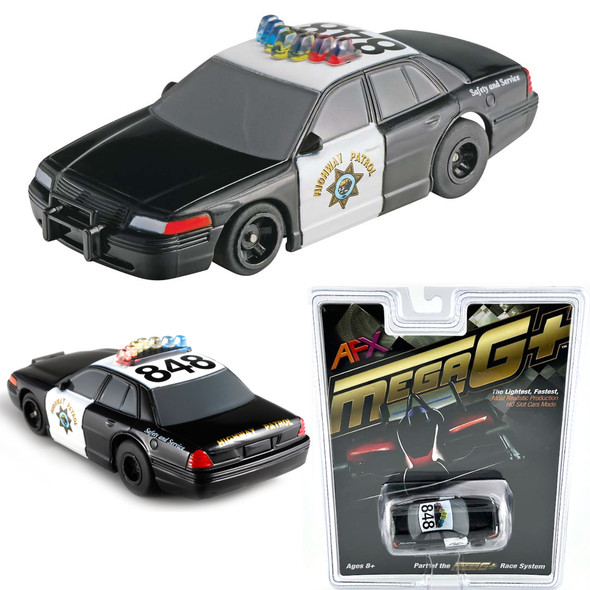 AFX 21034 Mega G+ Highway Patrol #848 MegaG+ HO Slot Car