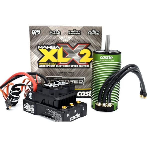 Castle Creations MAMBA XLX2 8S 33.6V ESC w/ 2028-800KV SENSORED MOTOR