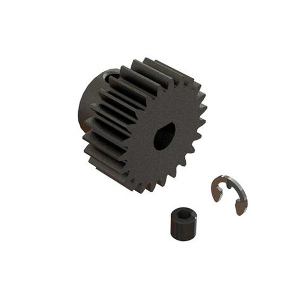 ARRMA ARA311007 24T 0.8Mod Safe-D5 Pinion Gear : Bigrock / Granite / Senton / Typhon