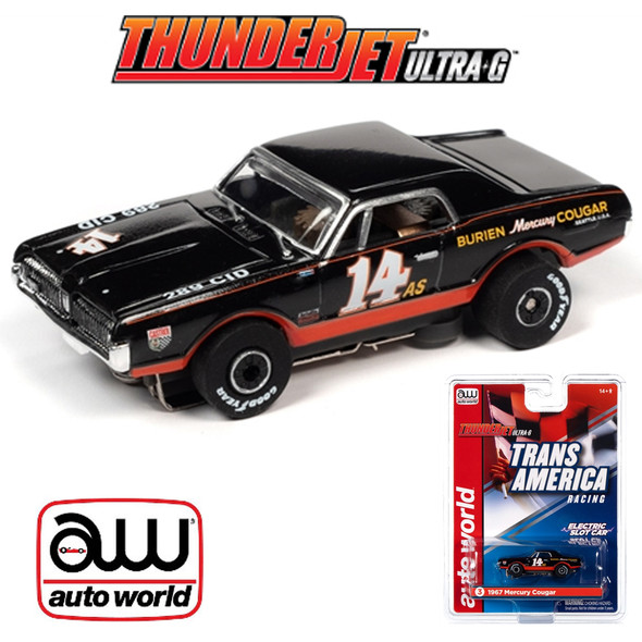 Auto World Thunderjet R30 1967 Mercury Cougar HO Scale Slot Car