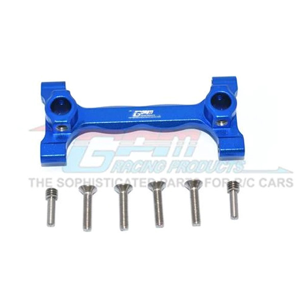 GPM Aluminium Rear Chassis Brace - Blue : Axial SCX10 III Jeep JL Wrangler