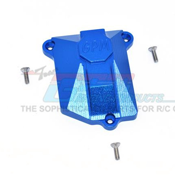 GPM Racing Aluminium Receiver Cover Blue : Axial SCX10 III Jeep JL Wrangler GPM Racing Aluminium Receiver Cover Blue : Axial SCX10 III Jeep JL Wrangler