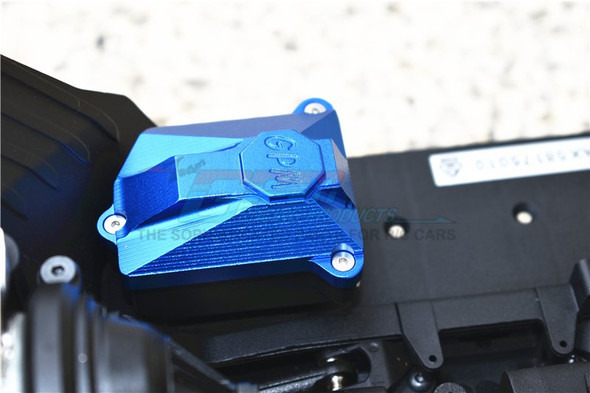 GPM Racing Aluminium Receiver Cover Silver : Axial SCX10 III Jeep JL Wrangler GPM Racing Aluminium Receiver Cover Silver : Axial SCX10 III Jeep JL Wrangler