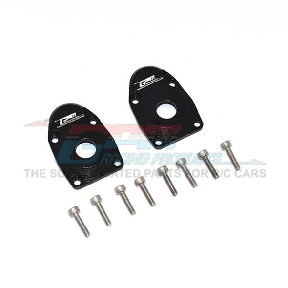 GPM Alum Outer Portal Drive Housing Front Or Rear Black : SCX10 III / Capra 1.9