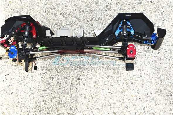 GPM Alum Outer Portal Drive Housing Front Or Rear Red : SCX10 III / Capra 1.9
