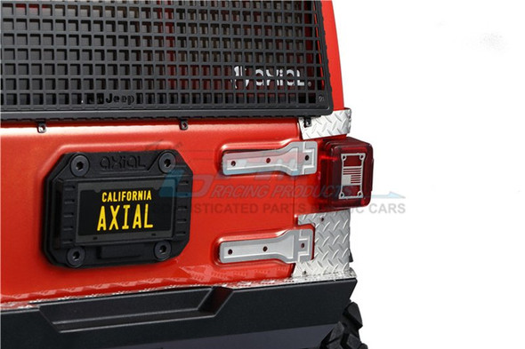 GPM R/C Accessories / Taillight Cover Style A Black : SCX10 III Jeep Wrangler