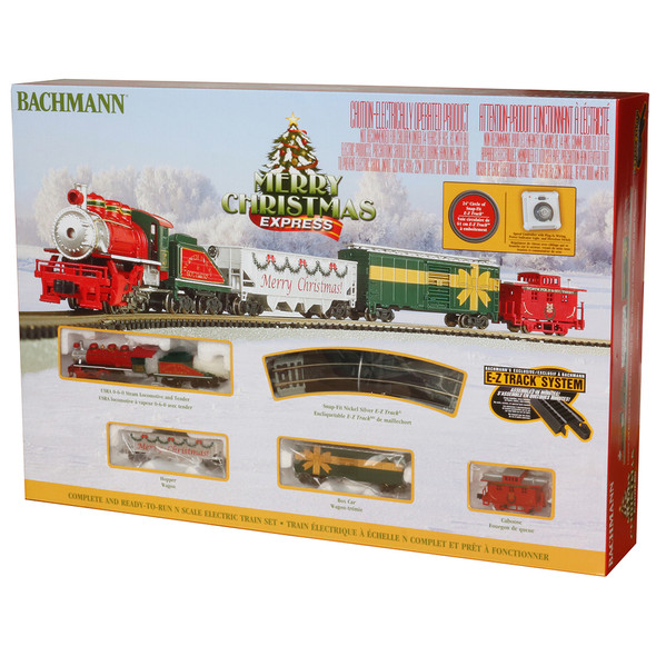 Bachmann 24027 Merry Christmas Express Train Set : N Scale