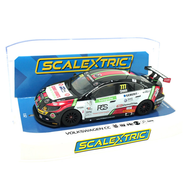 Scalextric C4174 VW CC Team HARD - BTCC 2019 - Michael Crees 1/32 Slot Car