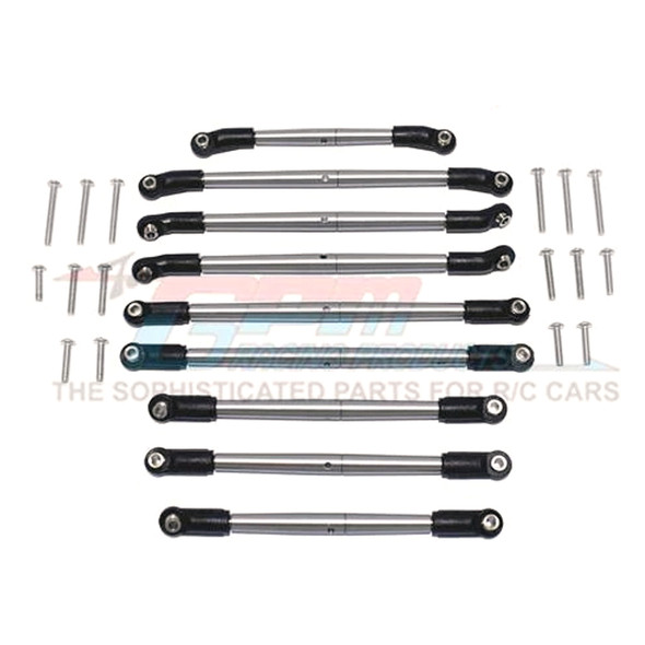 GPM Stainless Steel Adjustable Tie Rods : Axial SCX10 III Jeep JL Wrangler