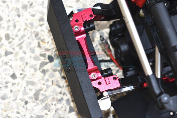 GPM Aluminium Front Bumper Mount - Blue : Axial SCX10 III Jeep JL Wrangler