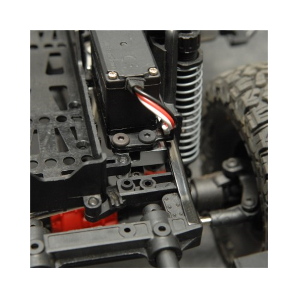 STRC STA31387GM Aluminum Front Servo Mount Brackets (2) Gun Metal : SCX10 II STRC STA31387GM Aluminum Front Servo Mount Brackets (2) Gun Metal : SCX10 II