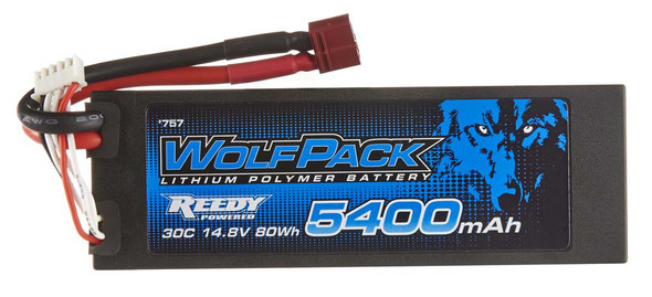 Associated WolfPack 4S 14.8V 5400mAh 30C LiPo Battery #757