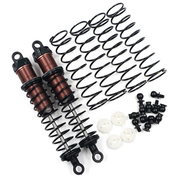 Yeah Racing BBG-0100BK Alum Big Bore Go 100mm Damper (2) Black : 1/10 Off-Road