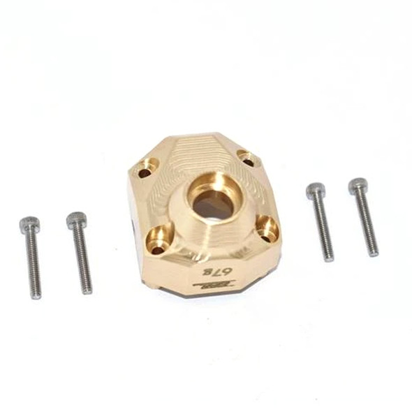 GPM Racing Brass Front Or Rear Gearbox Cover : Capra 1.9 UTB