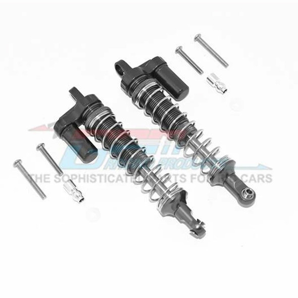 GPM Alum Fr or Rr L-Shape Piggy Back Spring Dampers 100mm Grey : Capra 1.9 UTB