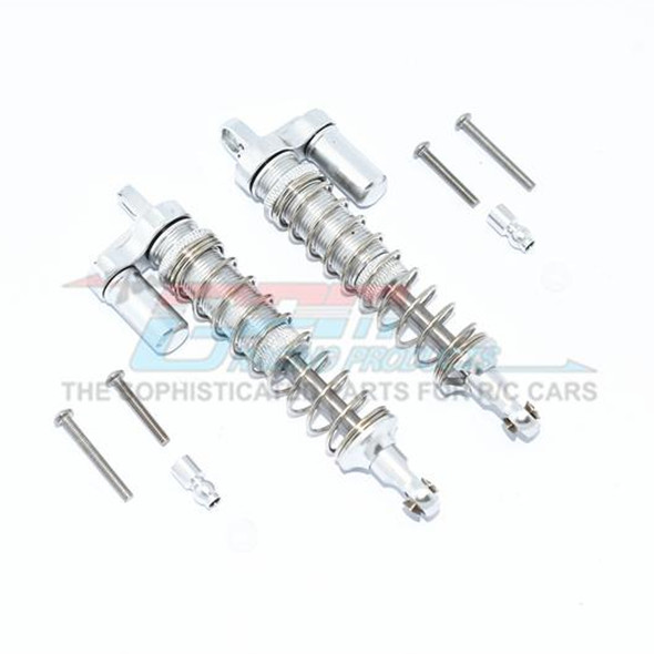 GPM Alum Fr or Rr L-Shape Piggy Back Spring Dampers 100mm Silver : Capra 1.9 UTB