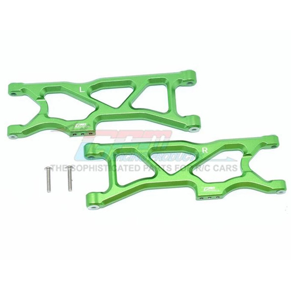 GPM Racing Aluminum Rear Lower Arms Green : 1/10 Kraton 4S BLX