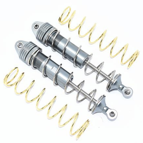GPM Aluminum Front Thickened Spring Dampers 177mm Grey : 1/5 KRATON 8S BLX