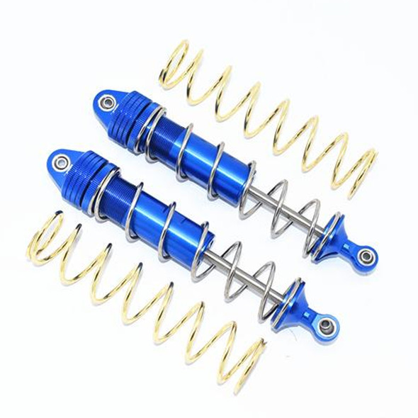 GPM Alum Rear Thickened Spring Dampers 187mm Blue : 1/5 8S BLX Kraton/Outcast
