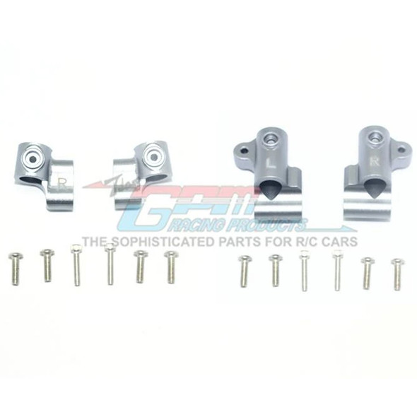 GPM Aluminum Front + Rear Body Post Stabilizer Grey : 1/8 Outcast 6S BLX