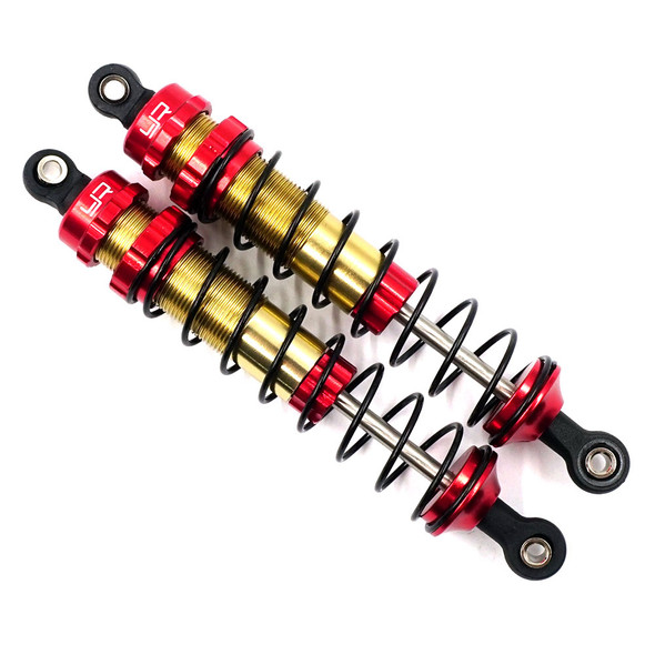 Yeah Racing TRSL-017RD Alum TR-XB 100mm Big Bore Shocks Red : Slash/Stampede/Bandit & Arrma RC