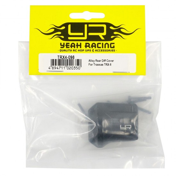 Yeah Racing TRX4-098 Alloy Rear Diff Cover : Traxxas TRX-6