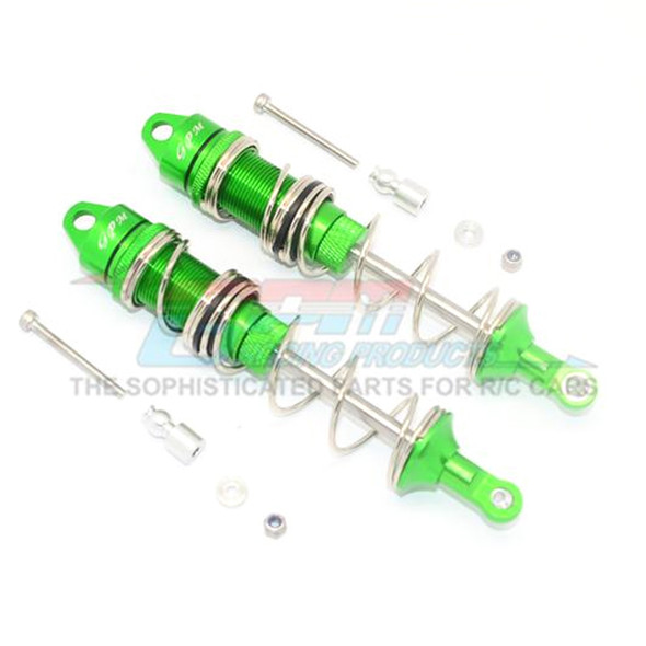 GPM Aluminum Rear Double Section Spring Dampers 125mm Green : TALION 6S BLX