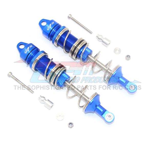 GPM Aluminum Front Double Section Spring Dampers 105mm Blue : TALION 6S BLX