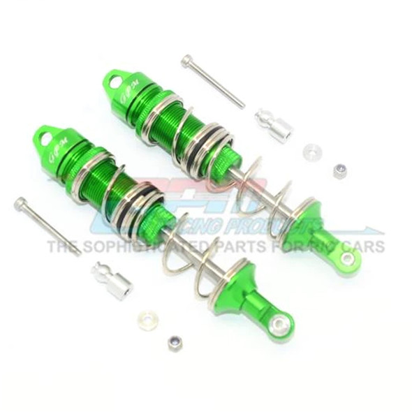 GPM Aluminum Front Double Section Spring Dampers 105mm Green : TALION 6S BLX