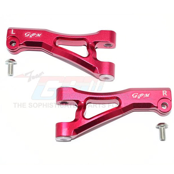 GPM Racing Aluminum Front Upper Arms Red : Senton 6S BLX