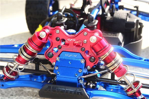 GPM Racing Aluminum Front Shock Tower Grey : Arrma Talion 6S BLX