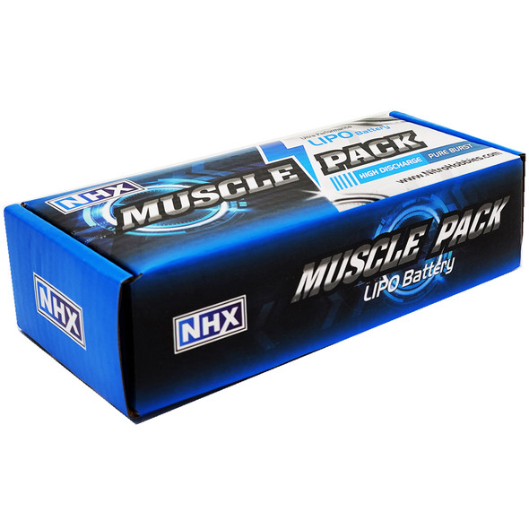 NHX Muscle Pack 2S 7.4V 5800mAh 60C Lipo Battery XT60 / Traxxas Adapter