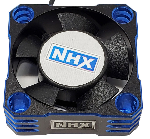 NHX HV 30mm Aluminum Case High Speed 28000 RPM Motor / ESC Fan Blue