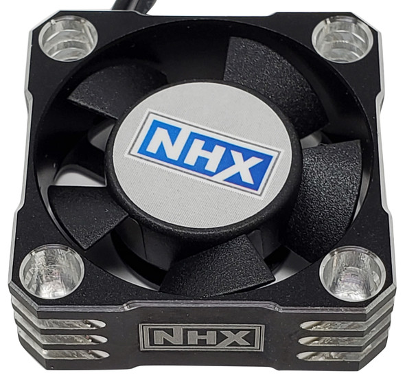 NHX HV 30mm Aluminum Case High Speed 28000 RPM Motor / ESC Fan Silver