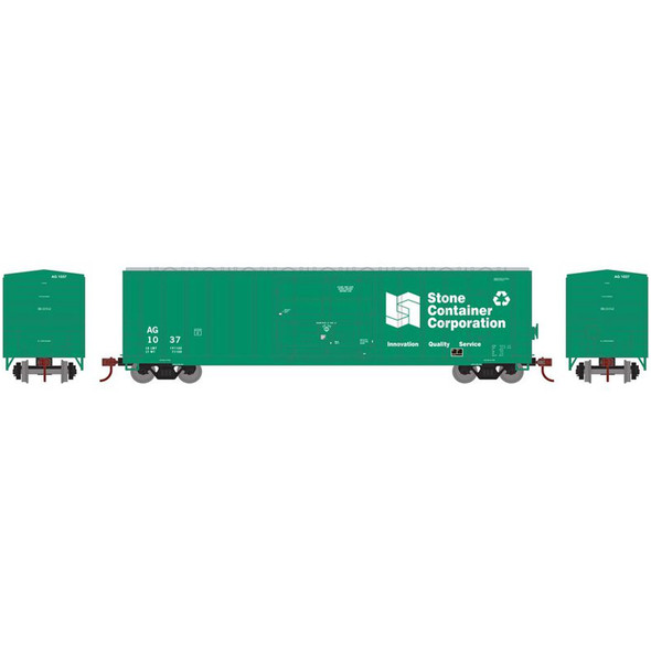 Athearn ATH2118 50' FMC Superior Plug Door Box AG #1037 Freight Car N Scale