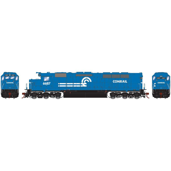 Athearrn ATHG63716 Conrail SDP45 w/ DCC & Sound #6687 Locomotive HO Scale