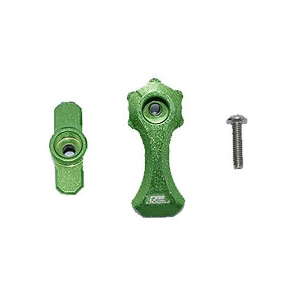 GPM Alum Body Shell Lock Green : Traxxas VXL Hoss 4x4 / E-Revo / Rustler / Maxx