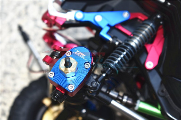 GPM Brass Wheel Hex Adapters +3mm  : Axial SCX10 III / Capra 1.9 Unlimited